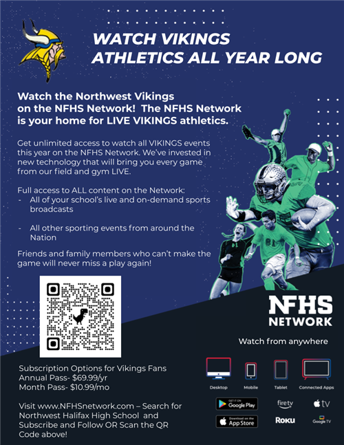 Watch Viking Athletics Anywhere